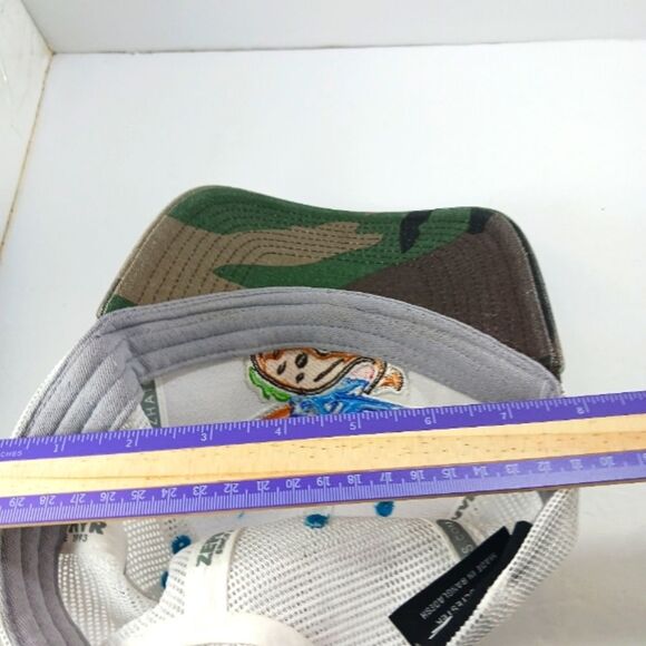 Zephyr Fresno Grizzlies Mascot Parker Camo/Mesh  Hat/Cap Taco Truck Throwdown.. - Picture 5 of 10